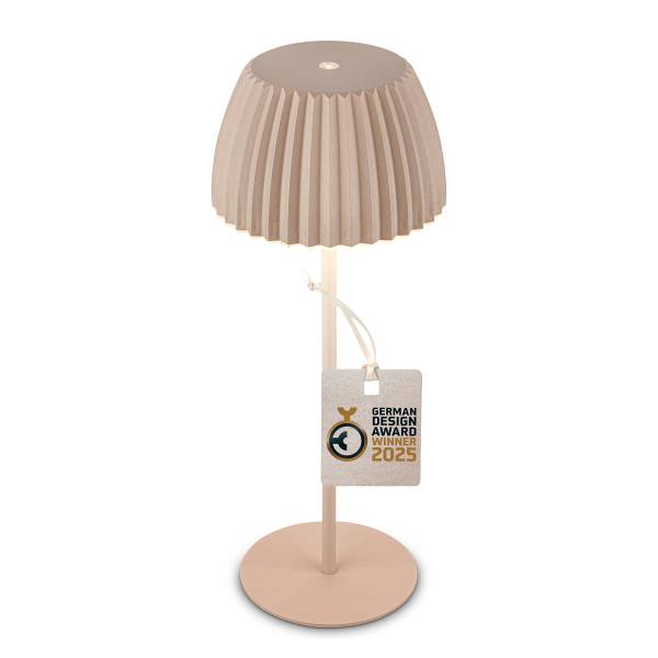 Akku-Tischleuchte Riffle Typ B - Beige