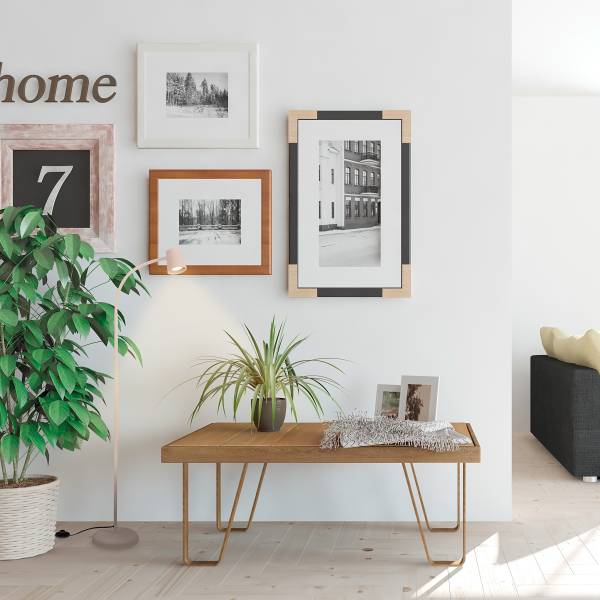 Stehleuchte Skriva - Aluminium - Beige