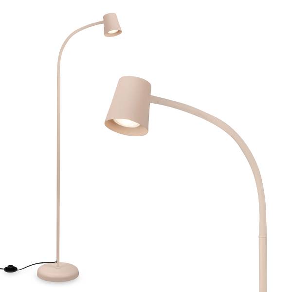 Stehleuchte Skriva - Aluminium - Beige