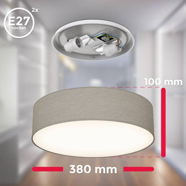 Deckenleuchte Auho Typ A - Beige