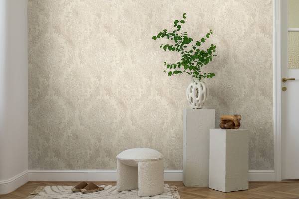 Vliestapete Hoa Luxus Ornamente - Vlies - Beige