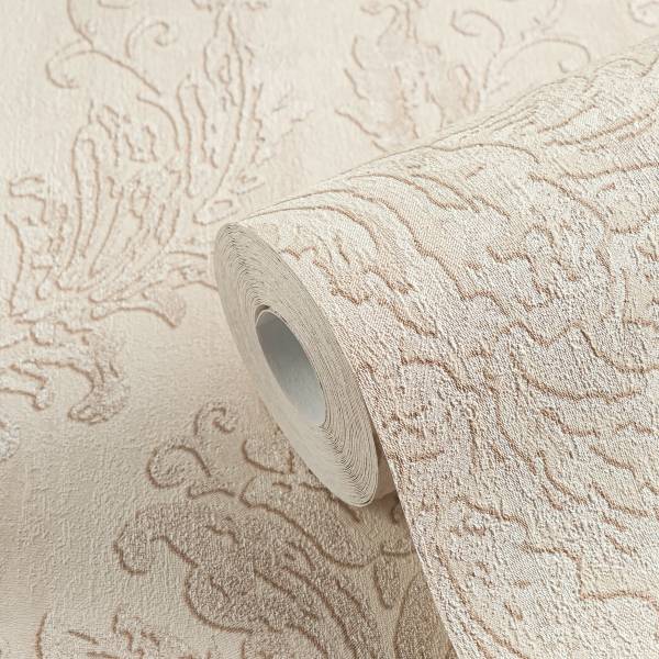Vliestapete Hoa Luxus Ornamente - Vlies - Beige