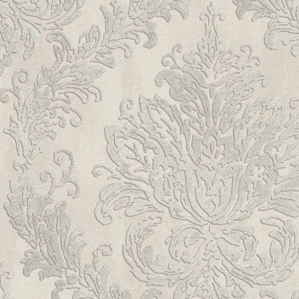Vliestapete Hoa Luxus Ornamente - Vlies - Sandgrau