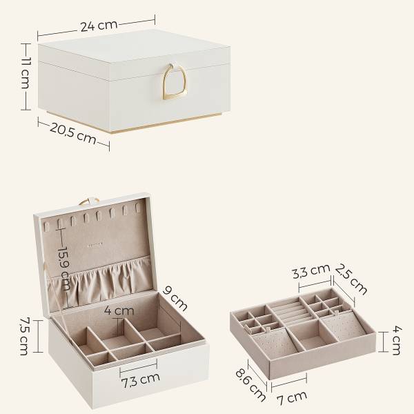 Schmuckkasten Panum - Weiß