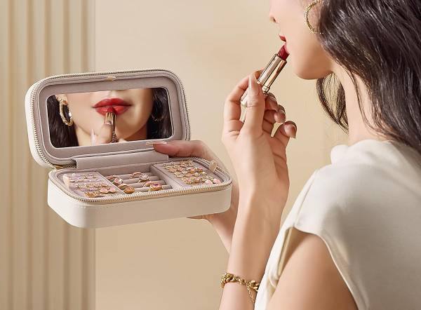 Schmuckkasten Ahzem - Weiß - Breite: 21 cm