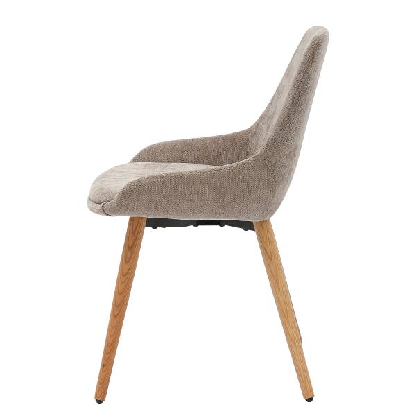 Polsterstuhl LAKINS 2er-Set - Taupe