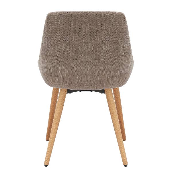 Polsterstuhl LAKINS 2er-Set - Taupe