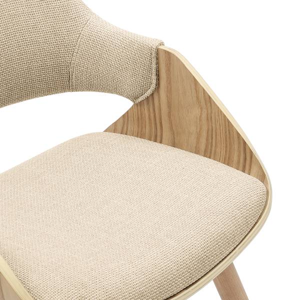 Armlehnenstuhl RIFFLES 2er-Set - Beige