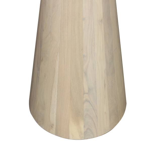 Massiver Beistelltisch Maliveni - Akazie - Durchmesser: 35 cm