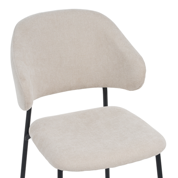 Polsterstuhl Meramo 4er-Set - Beige