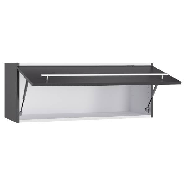 Hängeschrank Venezia mit Klapptür - Anthrazit - Breite: 90 cm