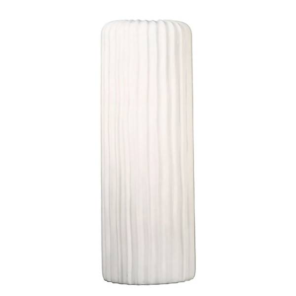 Vase Fjord - Weiß - Keramik - Höhe: 58 cm