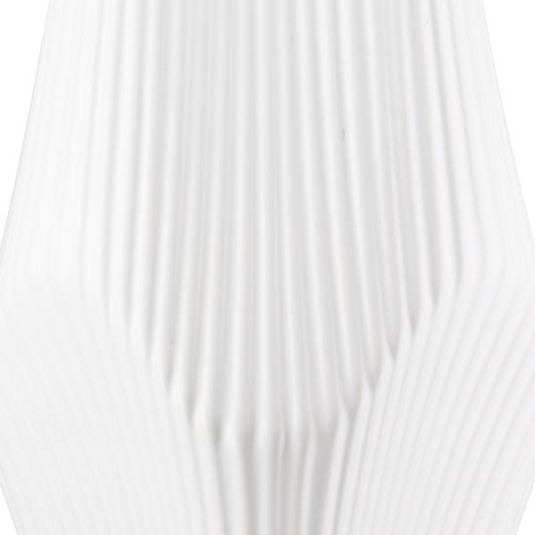 Vase Lamellen Typ B - Weiß