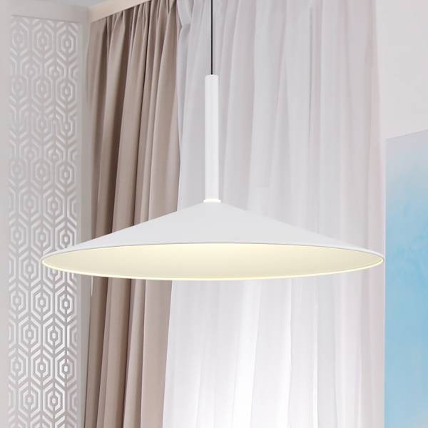 LED-Pendelleuchte Lampone Typ A - Eisen / Acrylglas - 1-flammig - Weiß