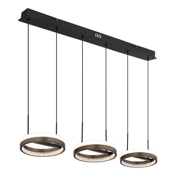 LED-Pendelleuchte Della Typ C - Acrylglas / Eisen - 1-flammig