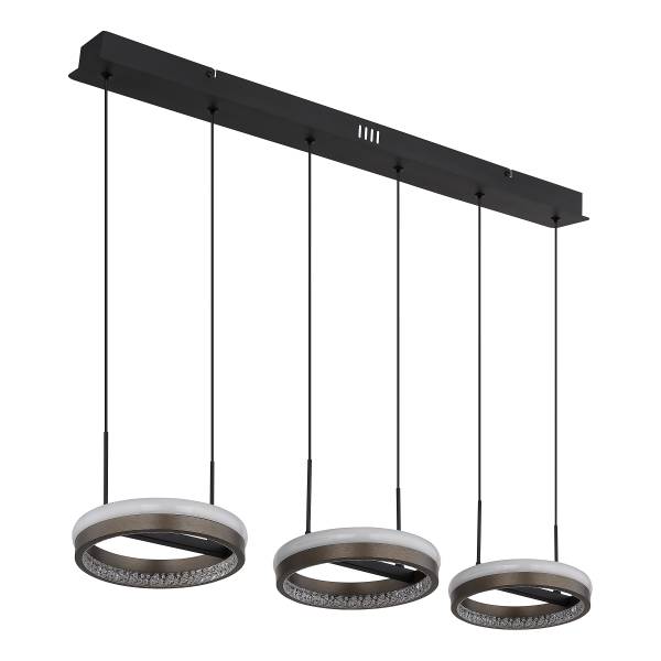 LED-Pendelleuchte Della Typ C - Acrylglas / Eisen - 1-flammig
