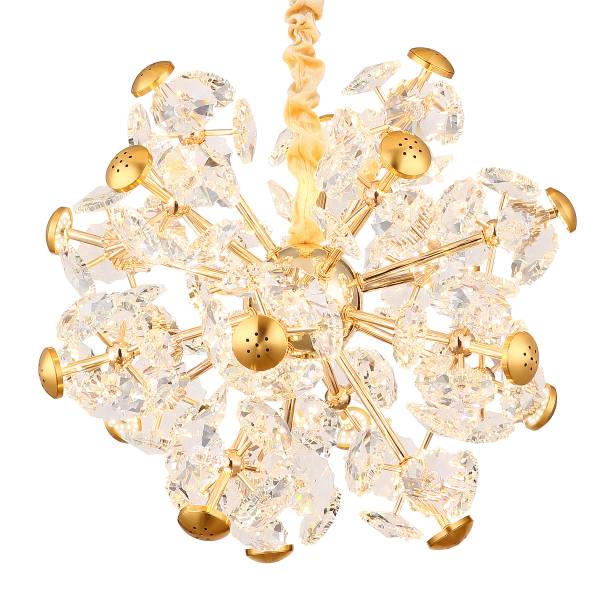 LED-Pendelleuchte Floriella Typ B - Kristallglas / Eisen - 1-flammig