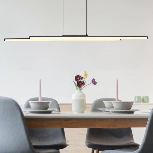 LED-Pendelleuchte Kirina - Acrylglas / Eisen - 1-flammig
