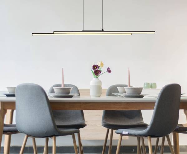 LED-Pendelleuchte Kirina - Acrylglas / Eisen - 1-flammig