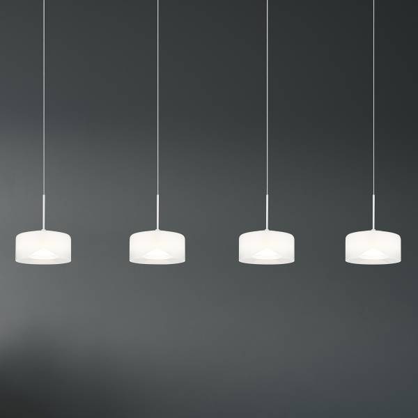 LED-Pendelleuchte Belinda - Klarglas / Eisen