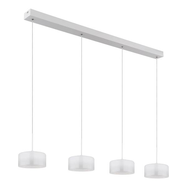 LED-Pendelleuchte Belinda - Klarglas / Eisen