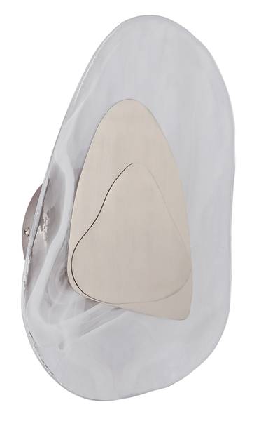 LED-Wandleuchte Dorsey - Klarglas / Eisen - 1-flammig - Beige