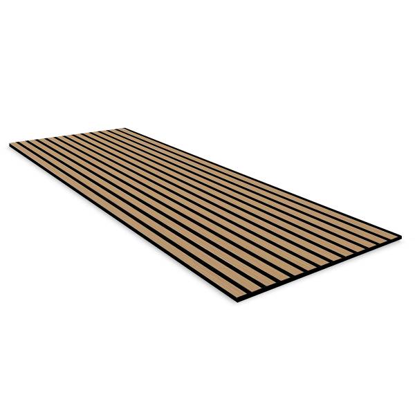 Furniertes Akustikpaneel Noio Typ A - Eiche Dunkel - 52 x 1 cm