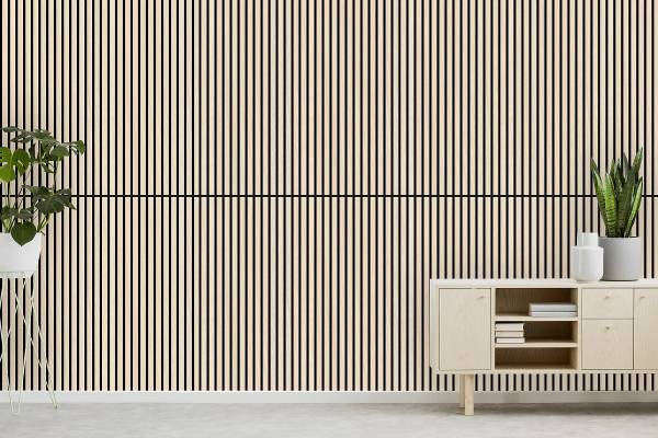 Furniertes Akustikpaneel Noio Typ A - Eiche Hell - 52 x 104 cm