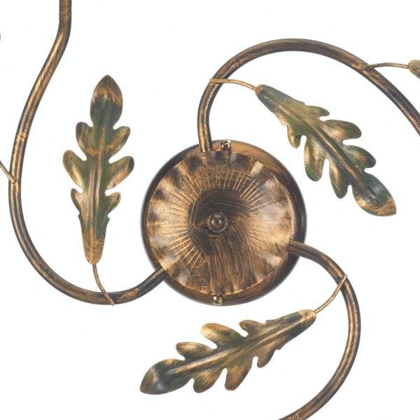 Deckenleuchte Quercia - satiniertes Glas / Iron - 3-flammig