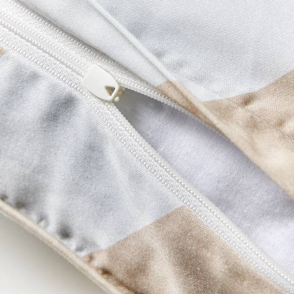 Satin Bettwäsche ALL DREAMS - Baumwolle - Beige - Beige - 135 x 200 cm