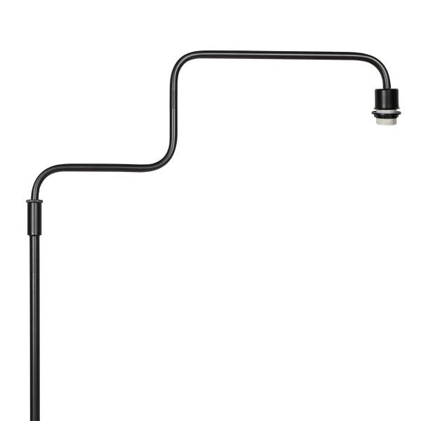 Bogenleuchte Bloeba Typ A - Schwarz - Aluminium - 35 x 165 x 66 cm