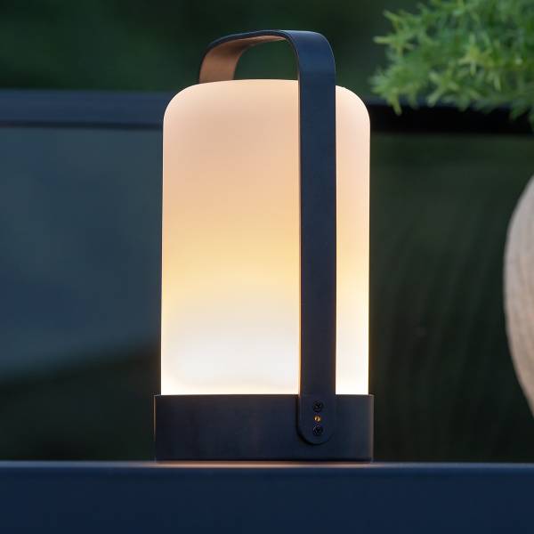 Solar-Outdoor Tischleuchte Fern - Schwarz