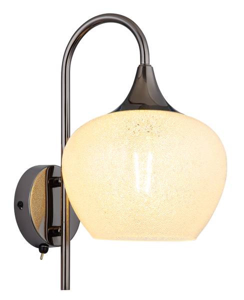 Wandleuchte Maxy Typ A - Klarglas / Eisen - 1-flammig