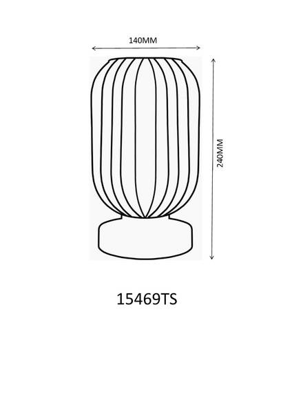 Tischleuchte Normy Typ A - Rauchglas / Eisen - 1-flammig - Grau