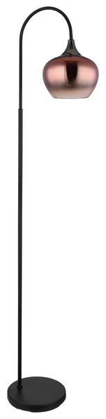 Stehleuchte Maxy Typ D - Farbglas / Eisen - 1-flammig