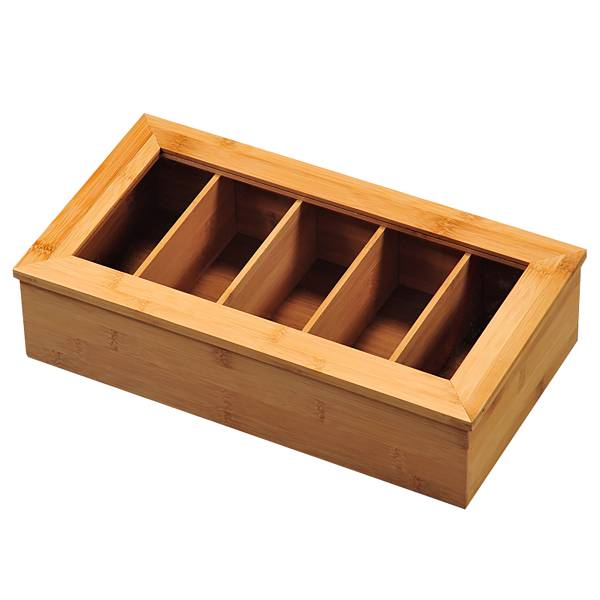 Teebox Achai Typ A - Bambus - Beige