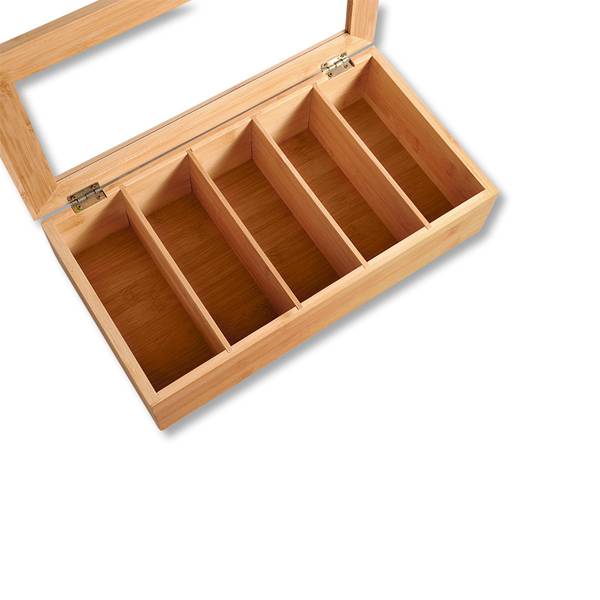 Teebox Achai Typ A - Bambus - Beige