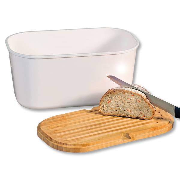 Brotkasten Ozomu - Melamin - Weiß