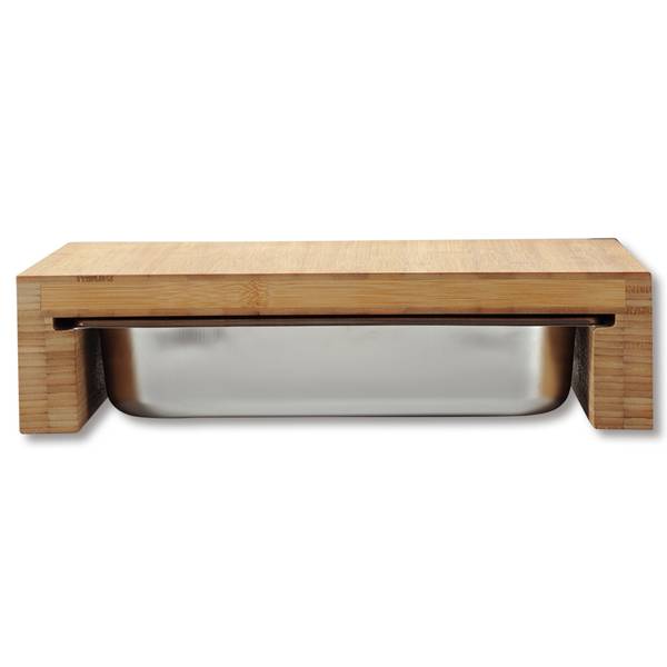 Schneidebrett Arege 2-teilig - Bambus - Beige