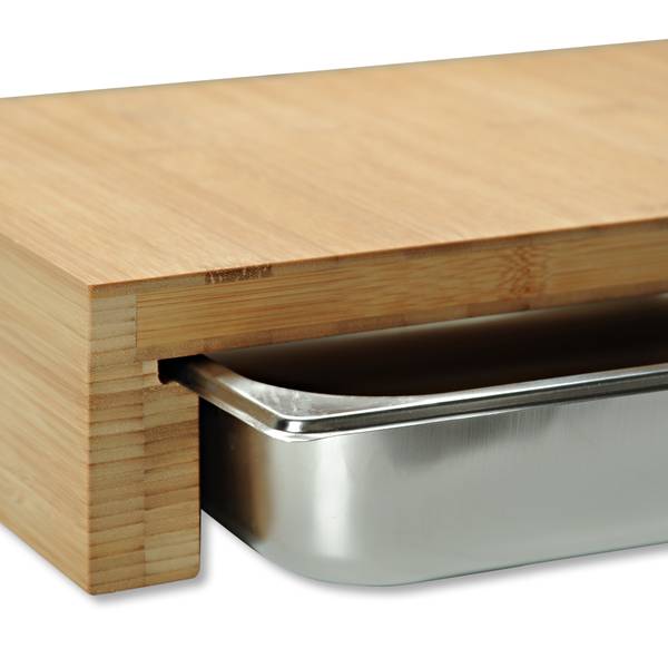 Schneidebrett Arege 2-teilig - Bambus - Beige
