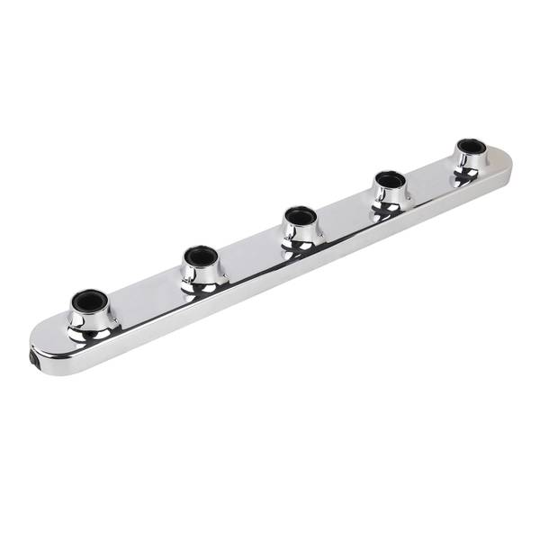 Wandleuchte Hollywood - Polyester PVC - 5-flammig - Silber