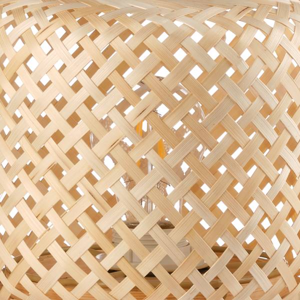 Tischleuchte Bamboo - Bambus / Eisen - 1-flammig