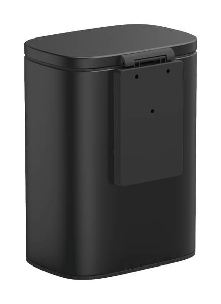Kosmetikeimer Sare - Stahl - Schwarz