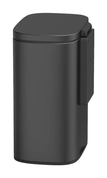 Kosmetikeimer Sare - Stahl - Schwarz