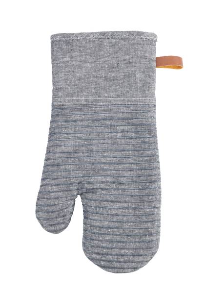 Topfhandschuhe Ada Typ B - Baumwollstoff / Silikon - Grau