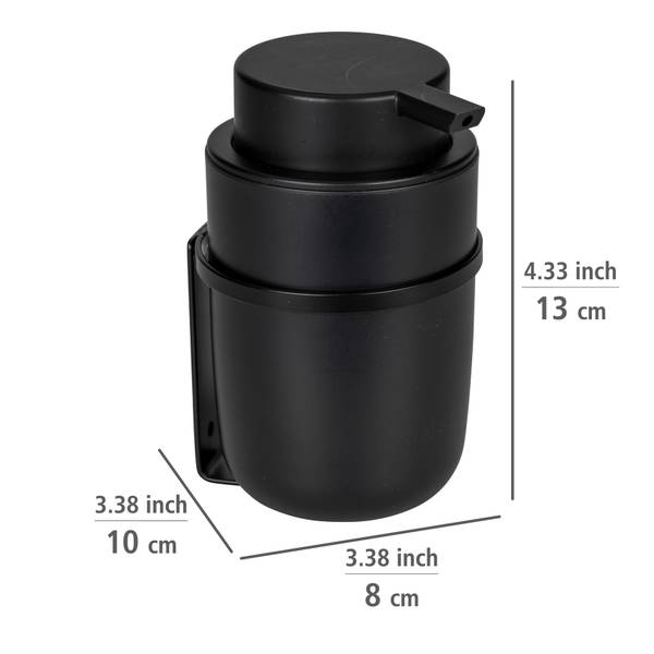 Seifenspender Carpino - ABS - Schwarz