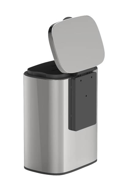 Kosmetikeimer Sare - Edelstahl - Silber