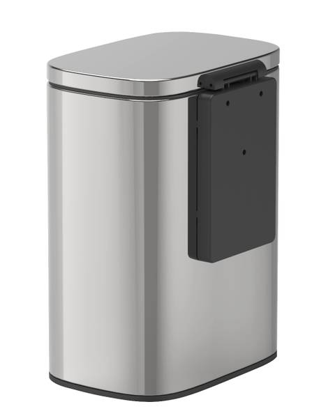 Kosmetikeimer Sare - Edelstahl - Silber