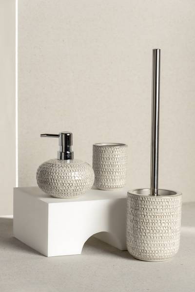Seifenspender Pergole - Keramik / ABS - Creme