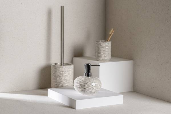 Seifenspender Pergole - Keramik / ABS - Creme